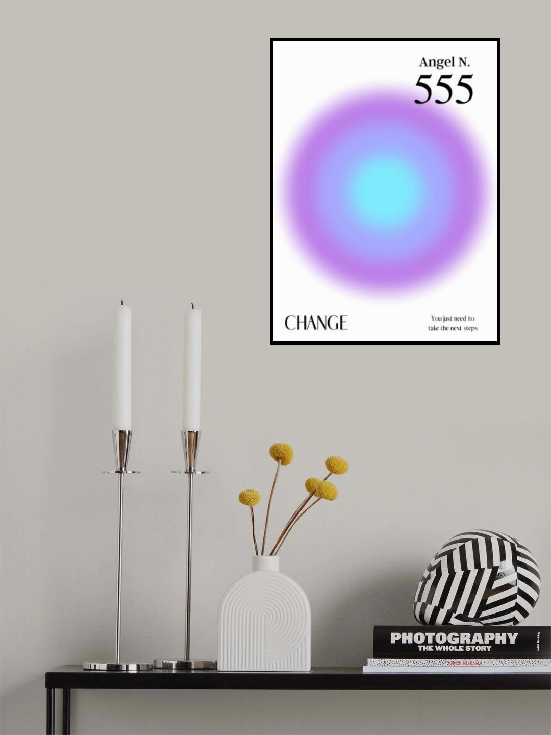 Angel Number 555 Poster och Canvastavla