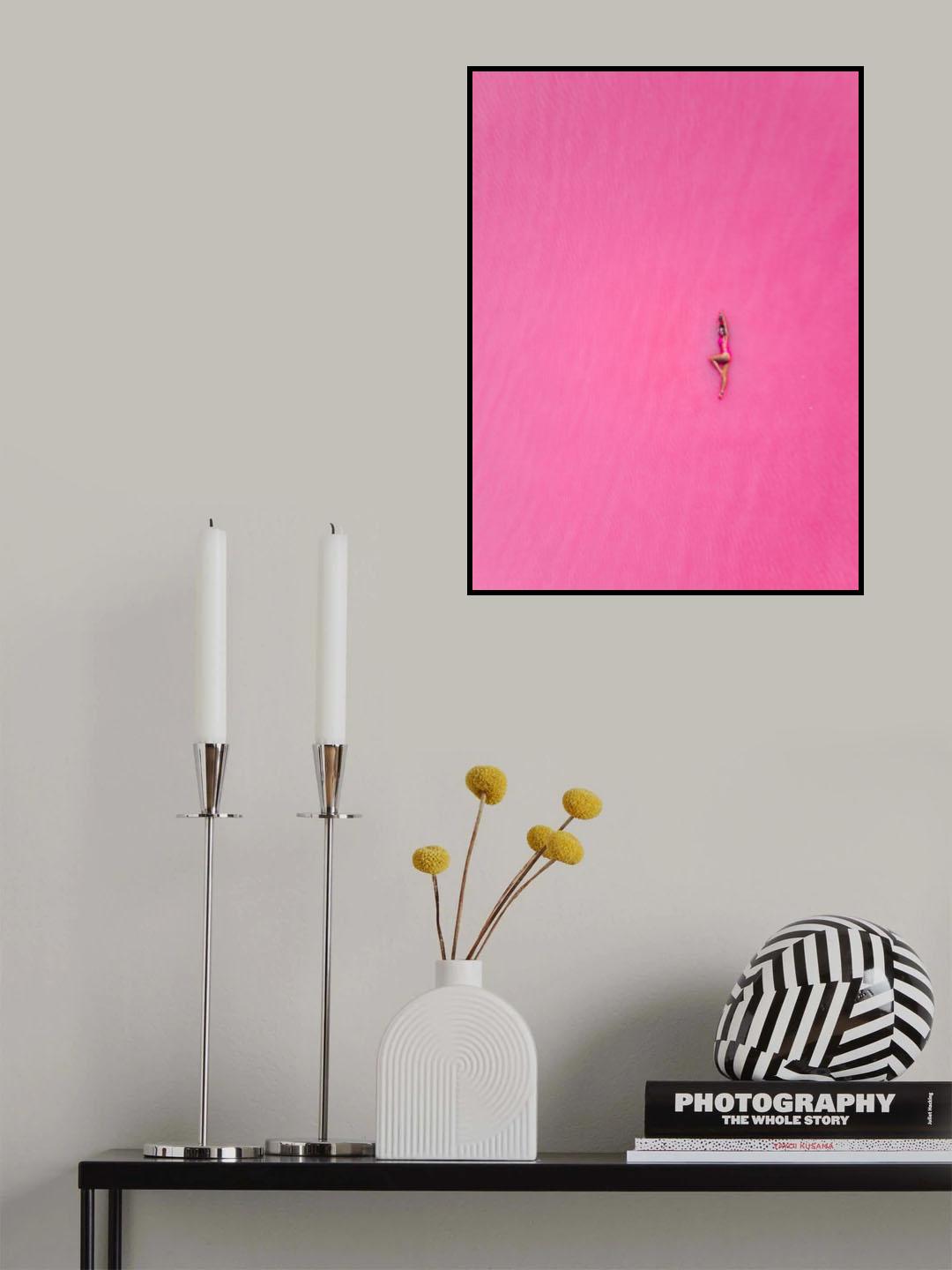 pink girl Poster och Canvastavla