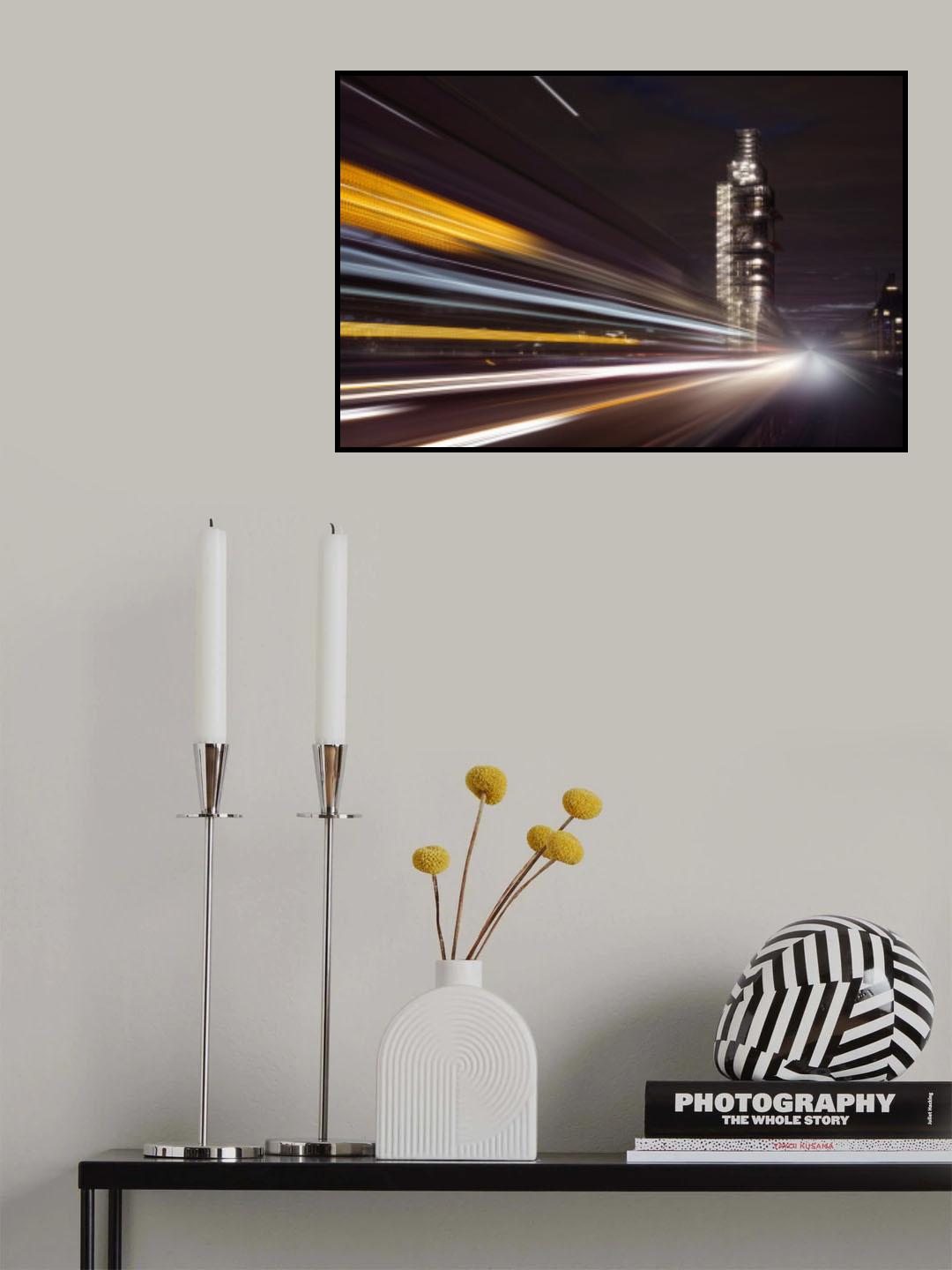 Dynamic lines Poster och Canvastavla