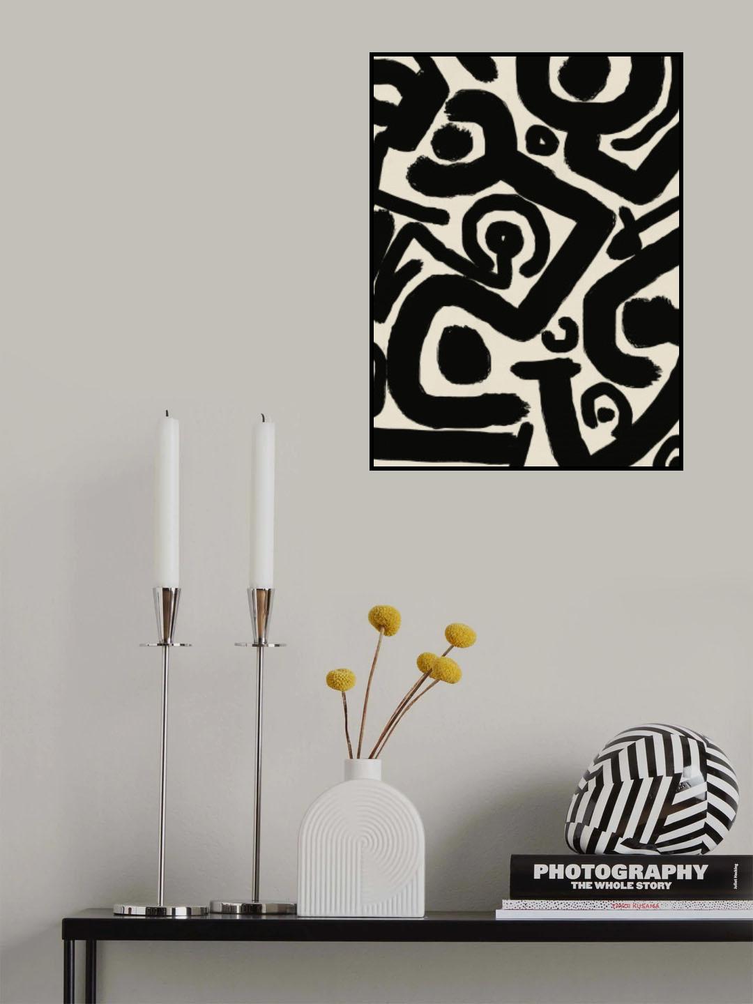 Knot Abstract Poster och Canvastavla