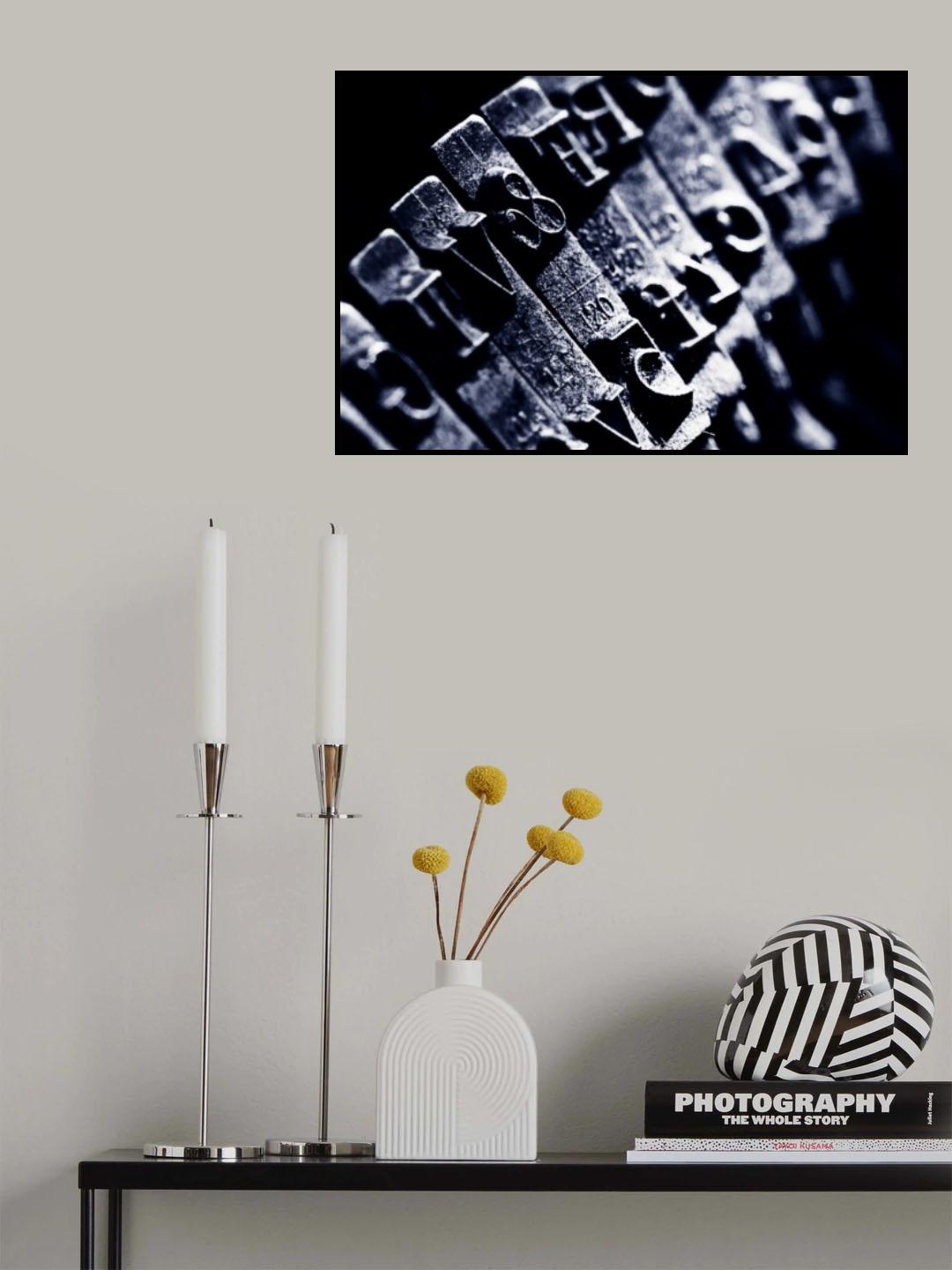 Erika's types Poster och Canvastavla