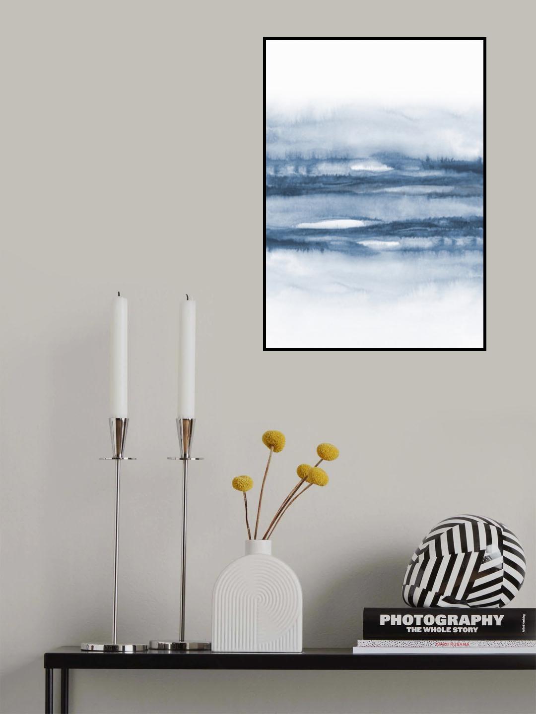 Blue World Poster och Canvastavla