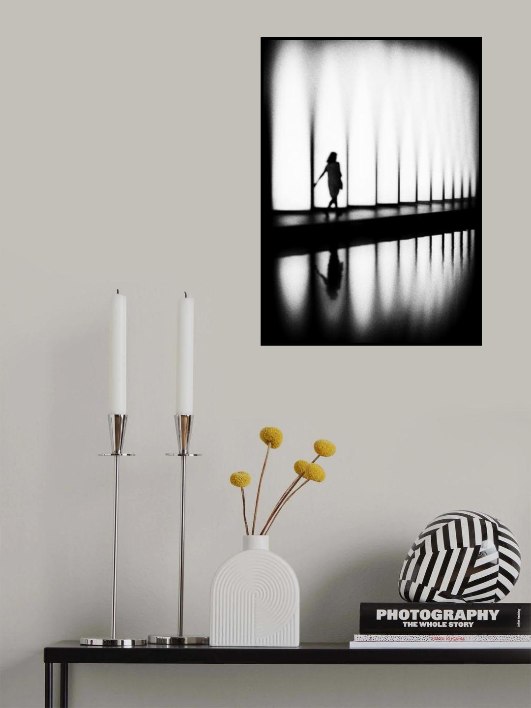 Entre de deux blanches Poster och Canvastavla