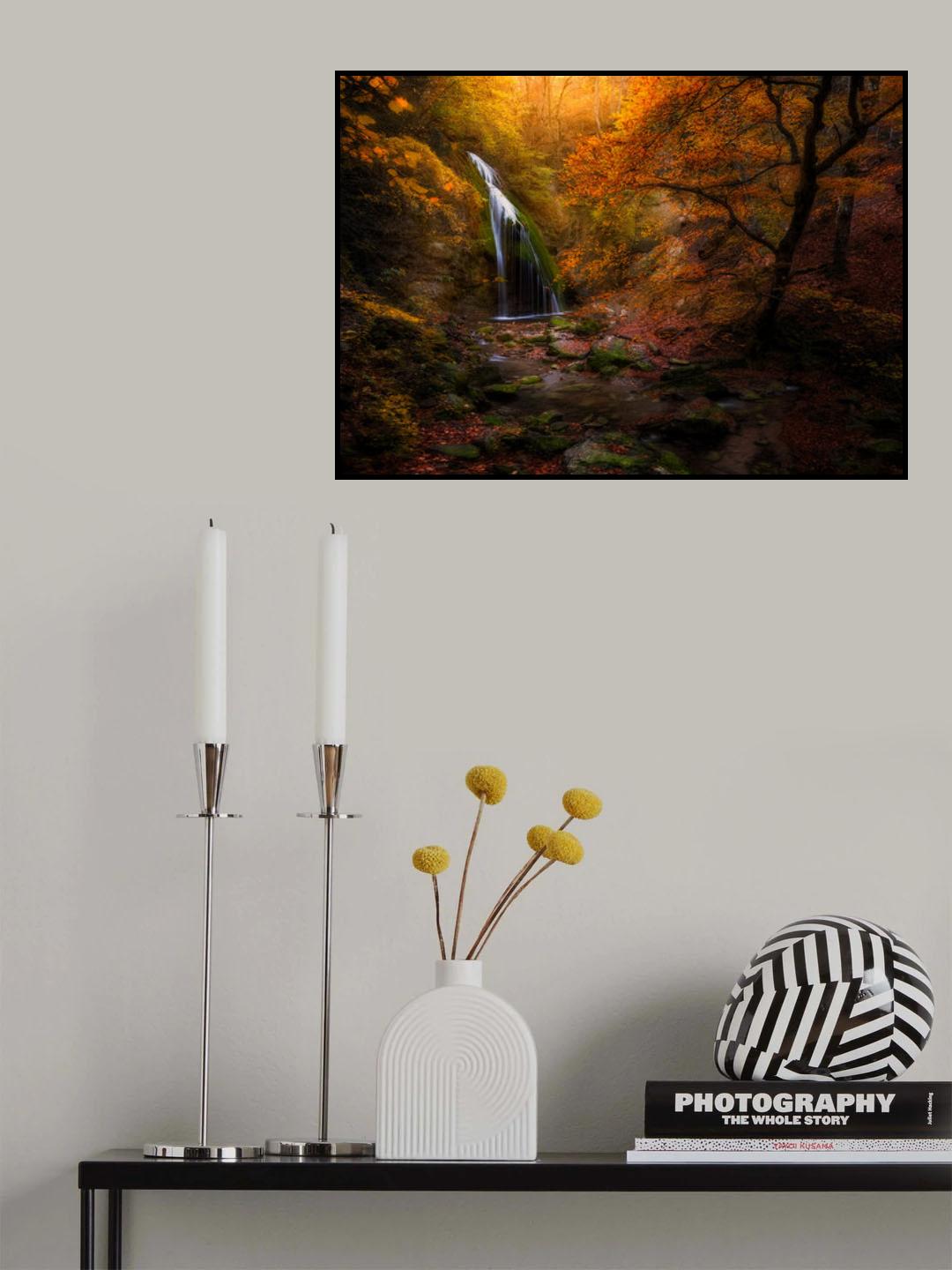 Djur-Djur waterfall Poster och Canvastavla