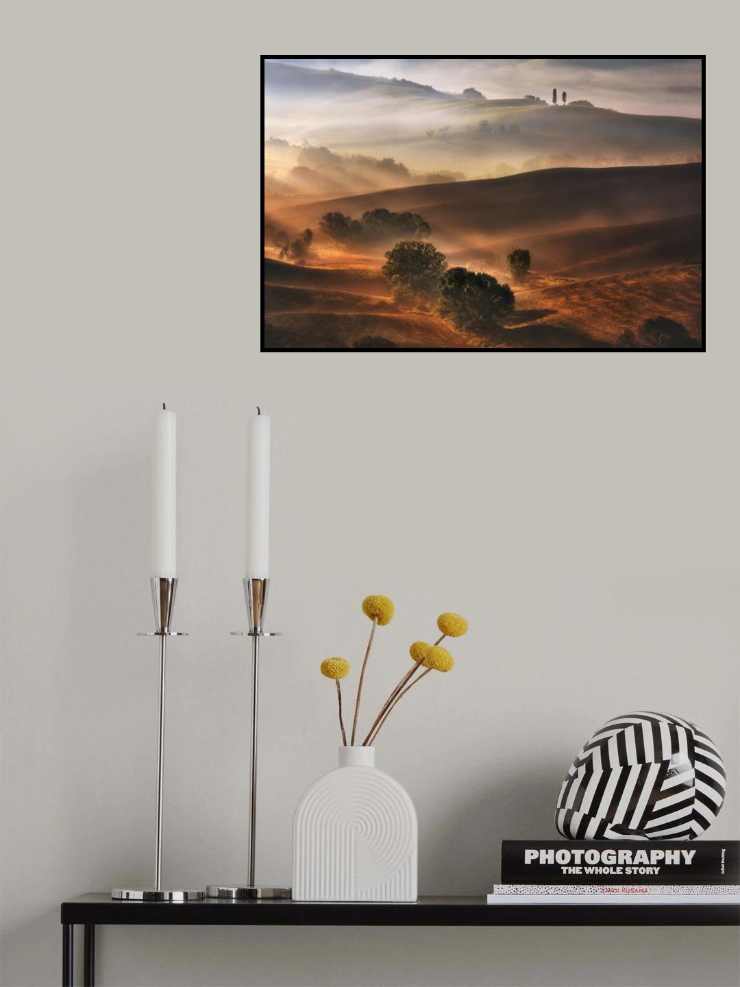 Tuscan morning... Poster och Canvastavla