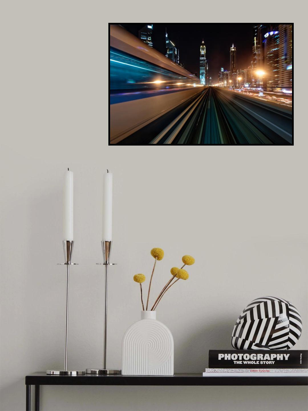 Incoming Train Poster och Canvastavla