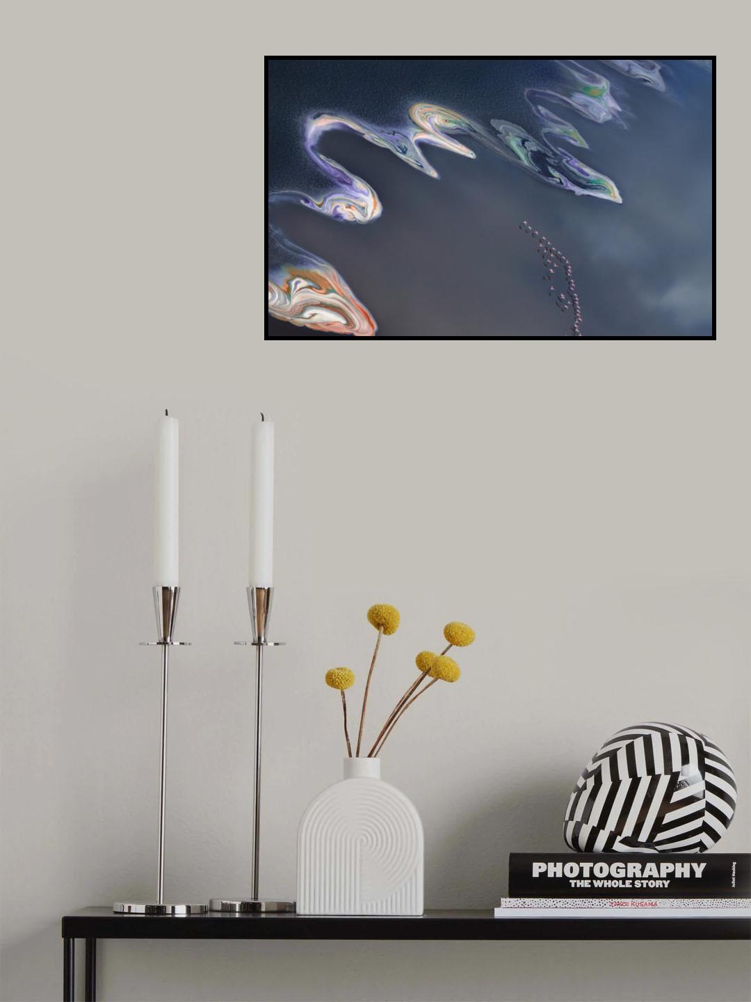 Over amethyst stones Poster och Canvastavla