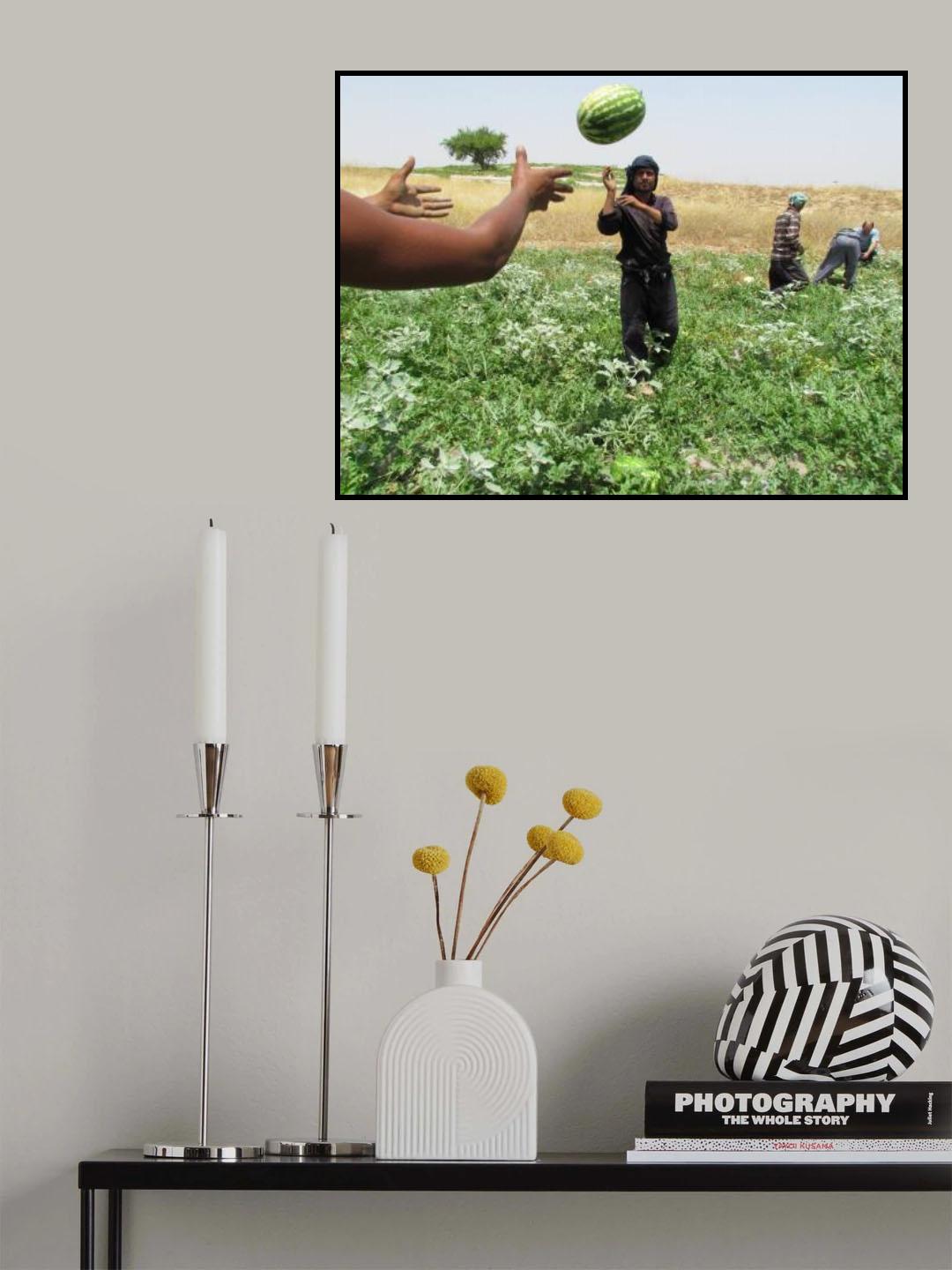 Afghan refugees in Iran Poster och Canvastavla