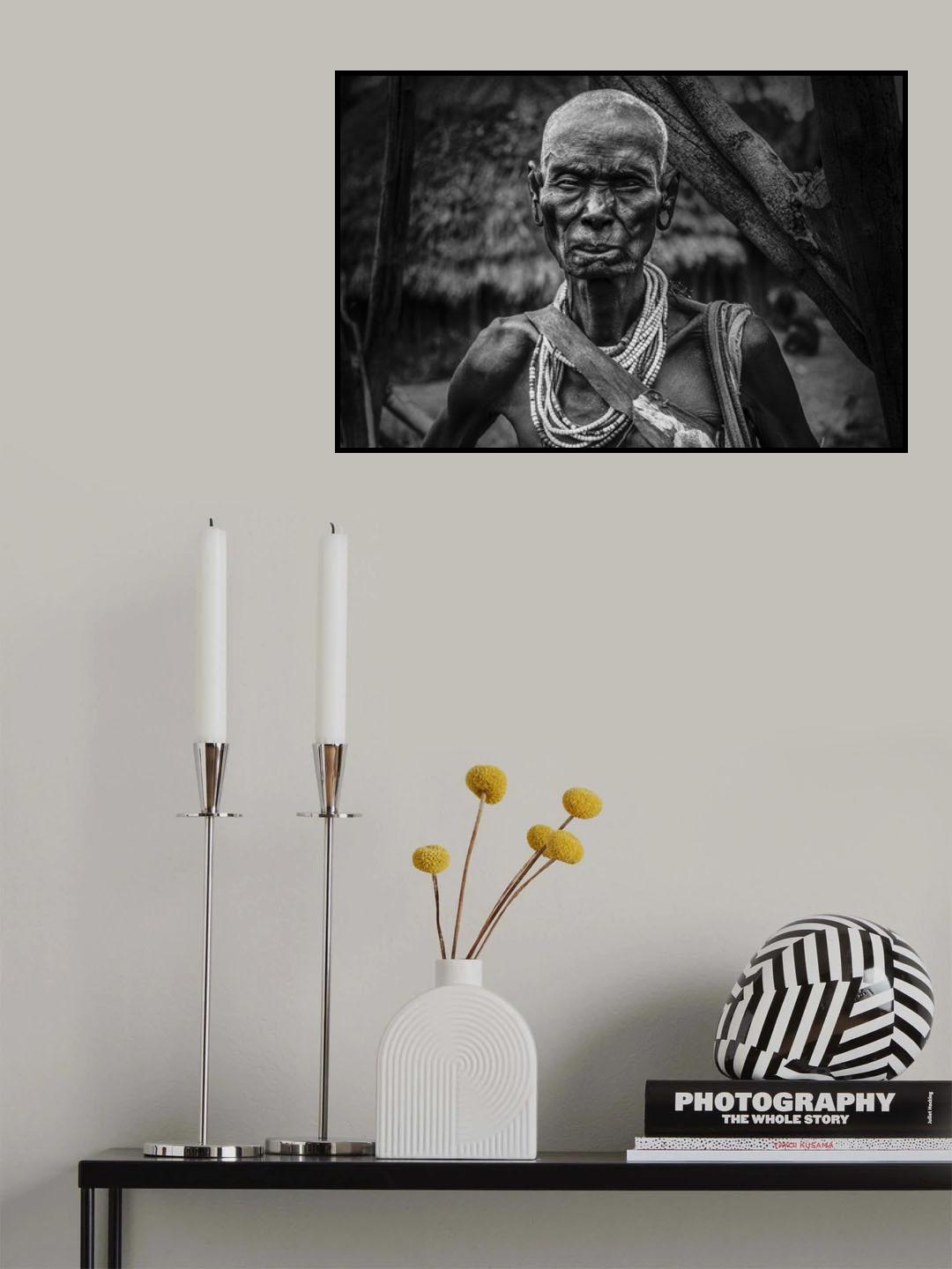 Karo old woman Poster och Canvastavla