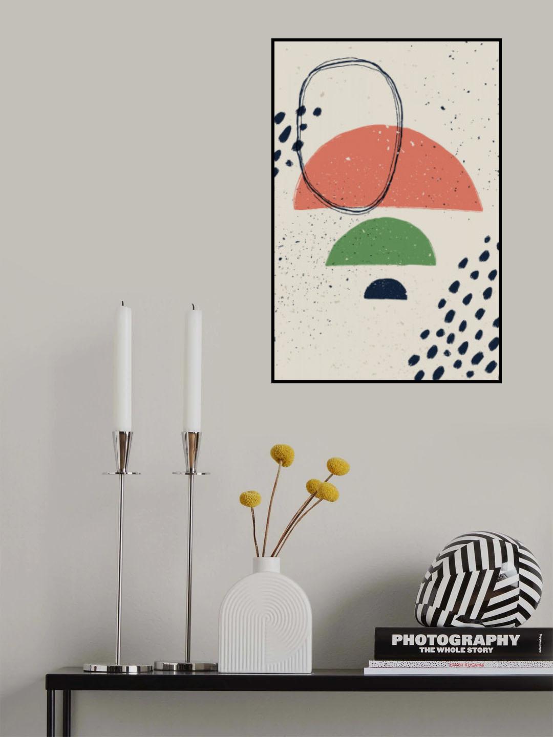 Abstract Poster Series #4 Poster och Canvastavla