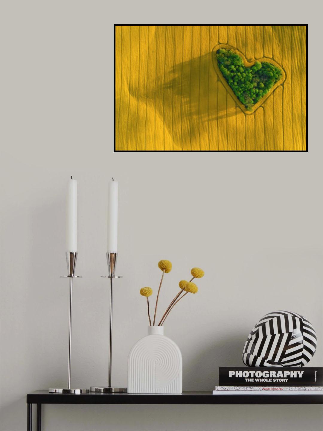 <3 Poster och Canvastavla