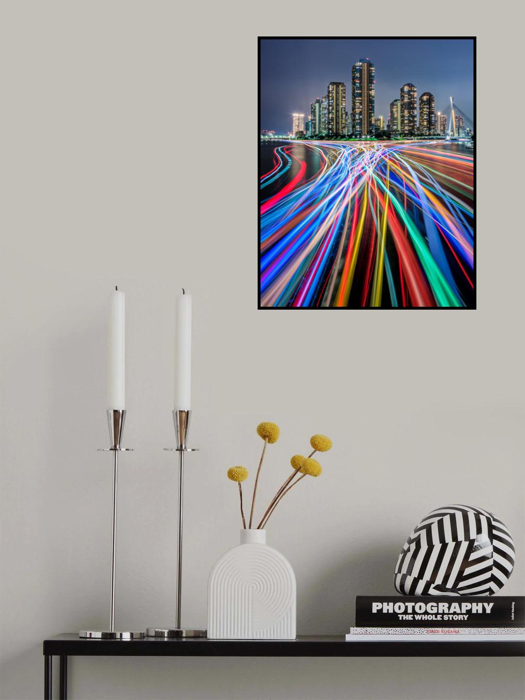 Colors on river Poster och Canvastavla