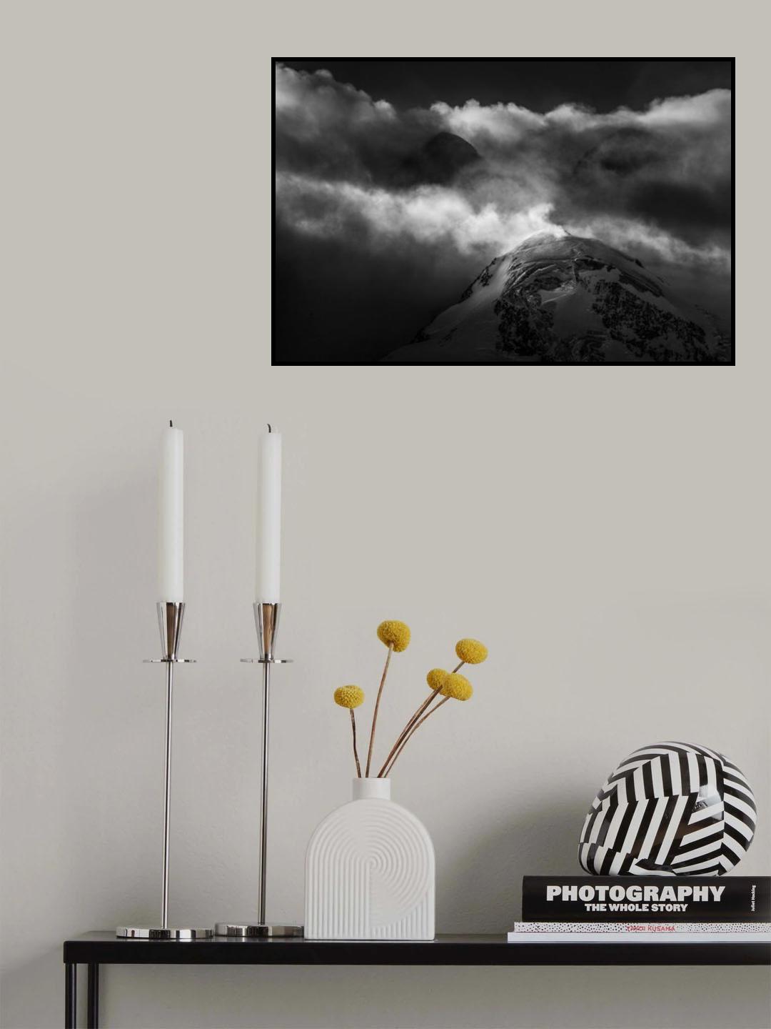 Monte Rosa severe winds Poster och Canvastavla