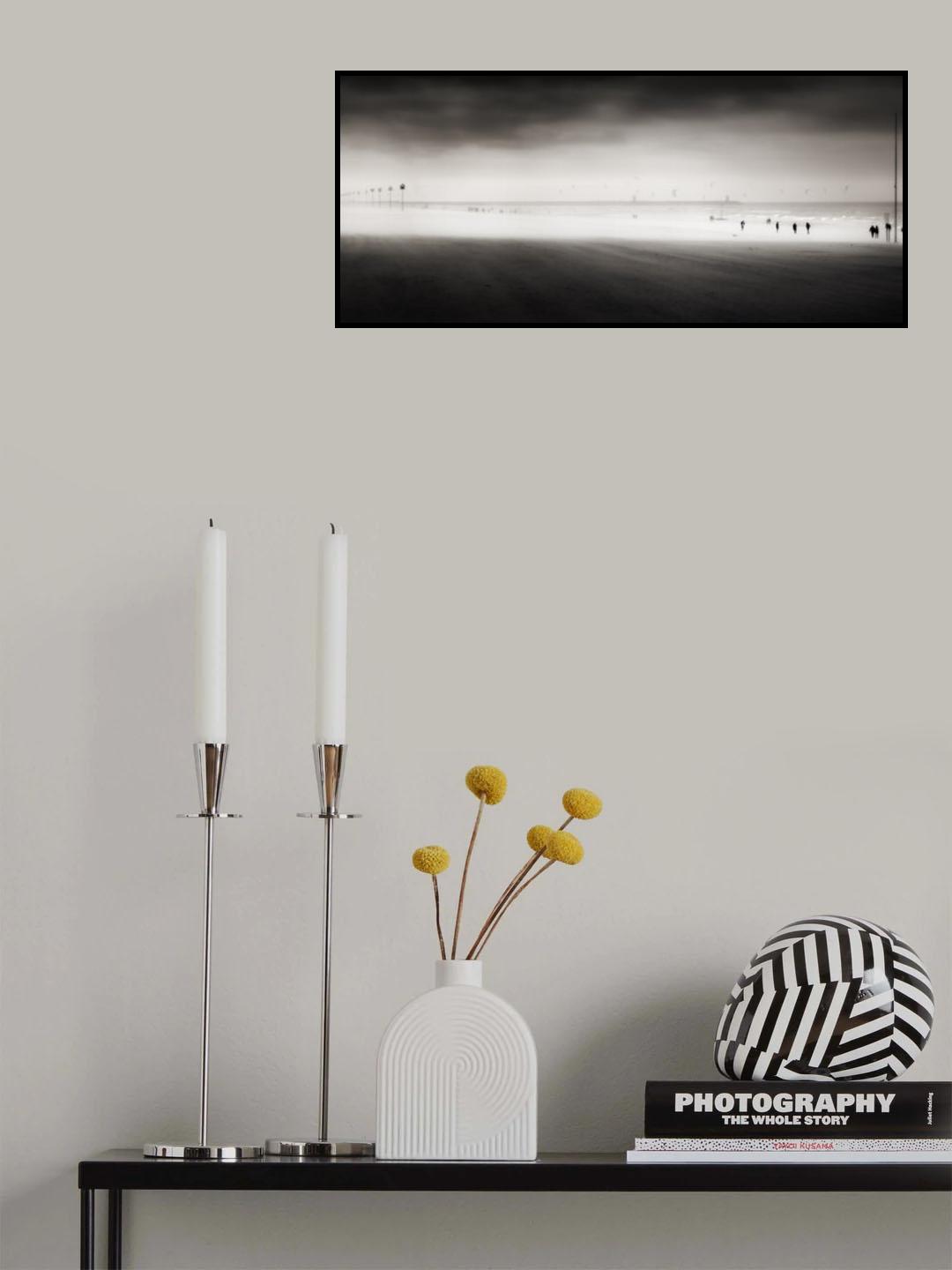 Windy beach Poster och Canvastavla