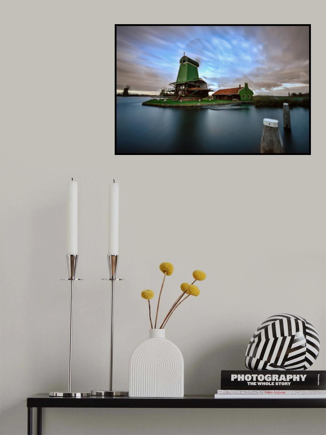 Windmill Poster och Canvastavla