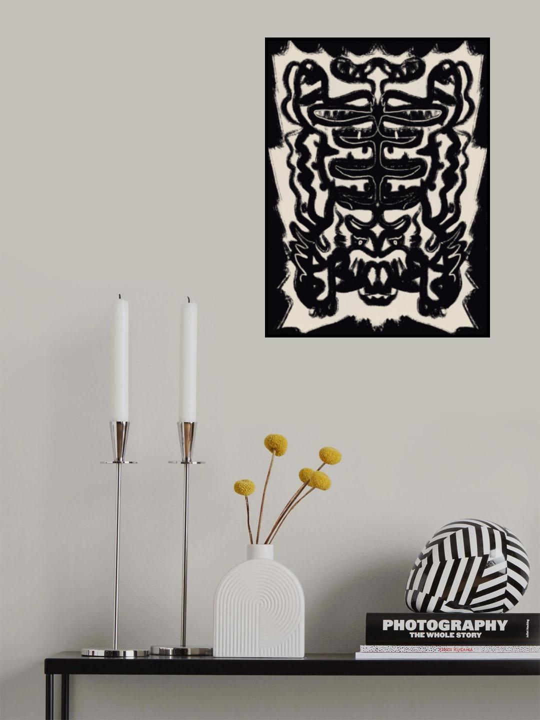 Dashing Tiger Poster och Canvastavla