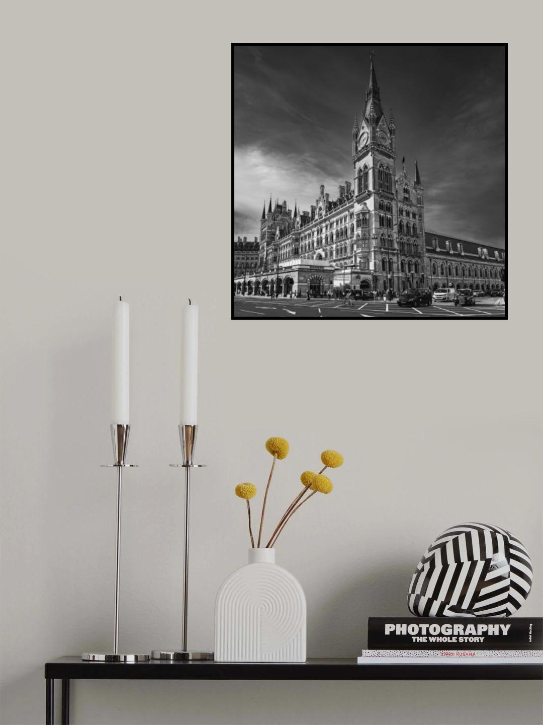 London St Pancras Poster och Canvastavla