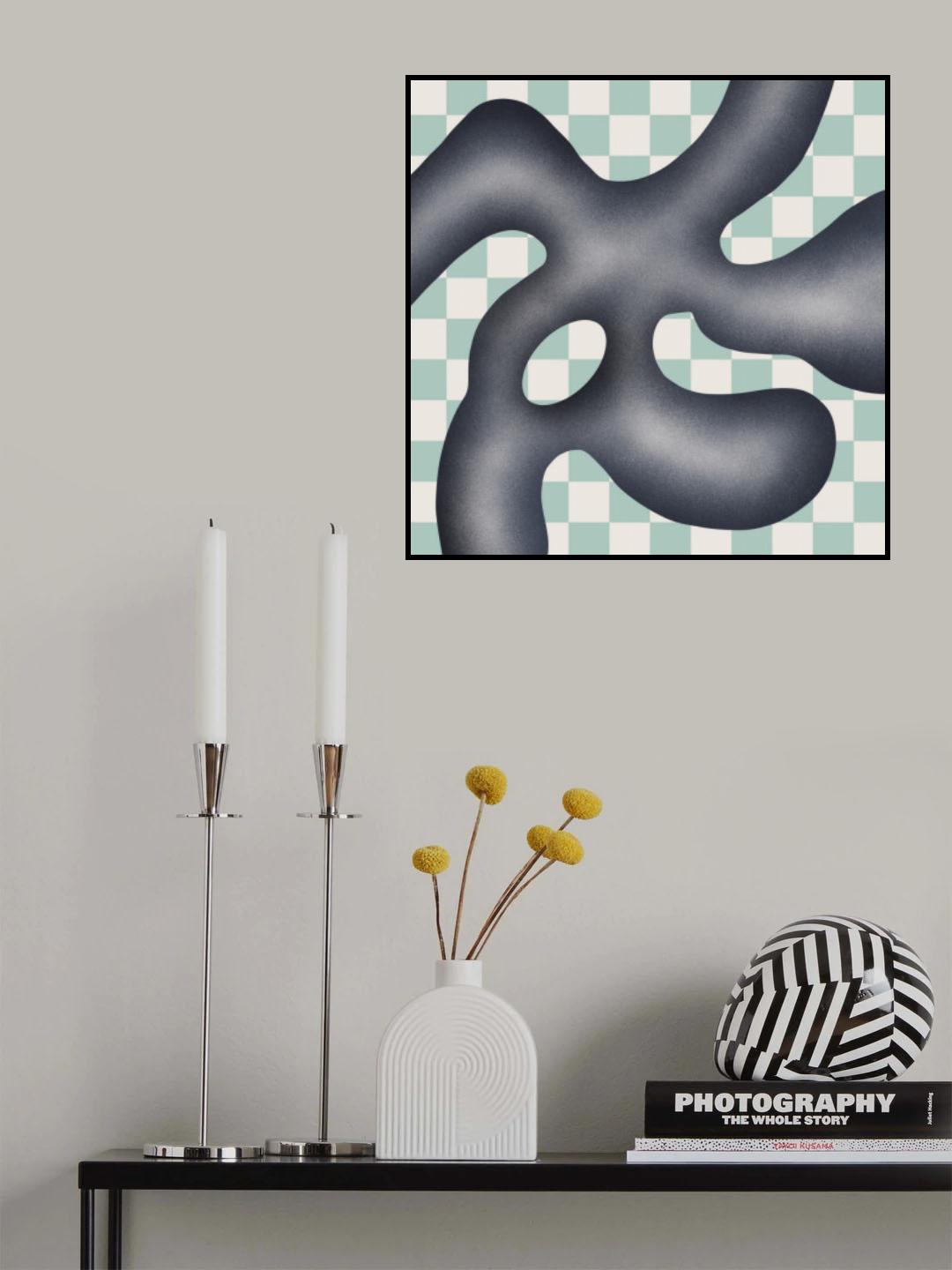 Abstract liquid 11 Poster och Canvastavla