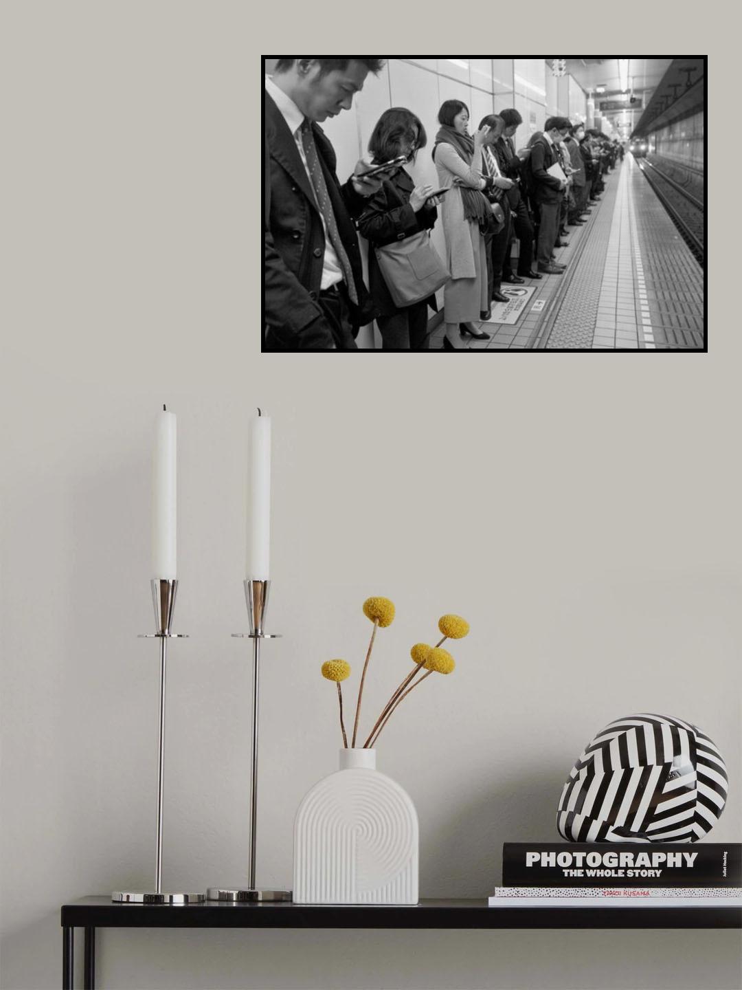 The line Poster och Canvastavla