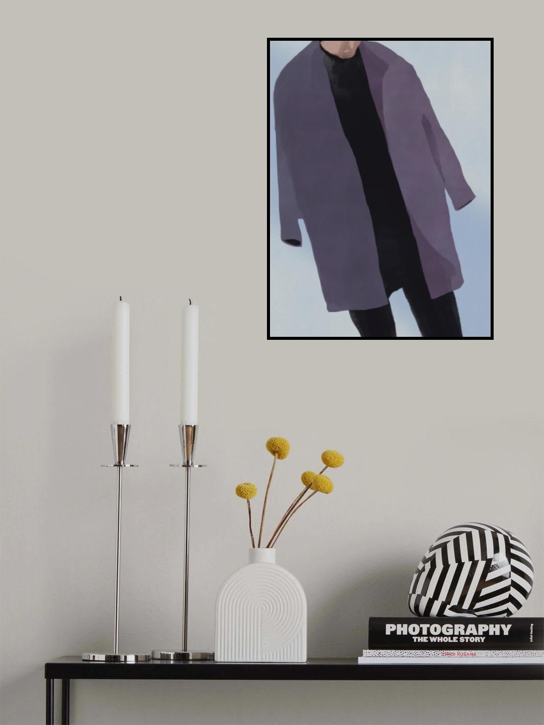 Purple Coat Poster och Canvastavla