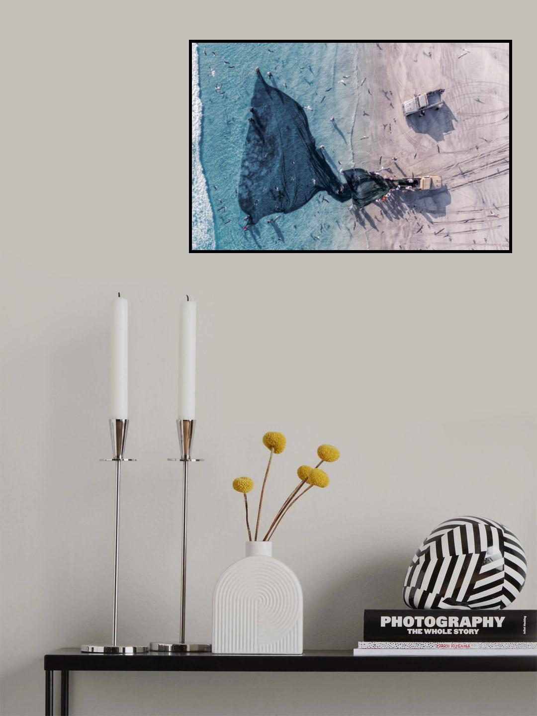 Fisherman from top Poster och Canvastavla