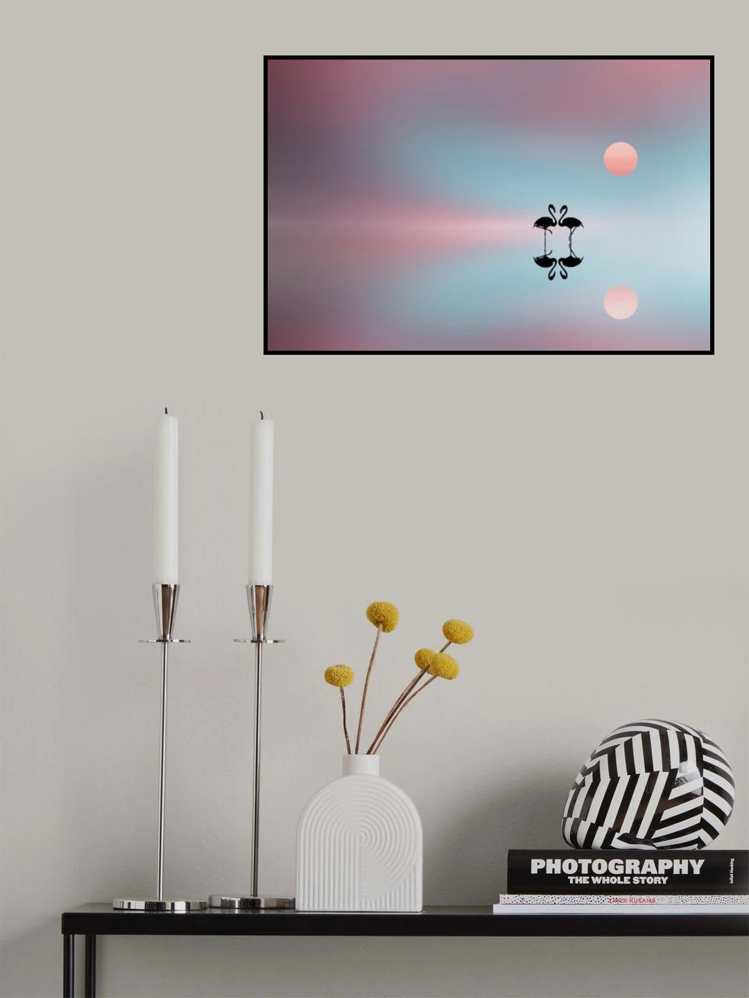Flamingo Poster och Canvastavla