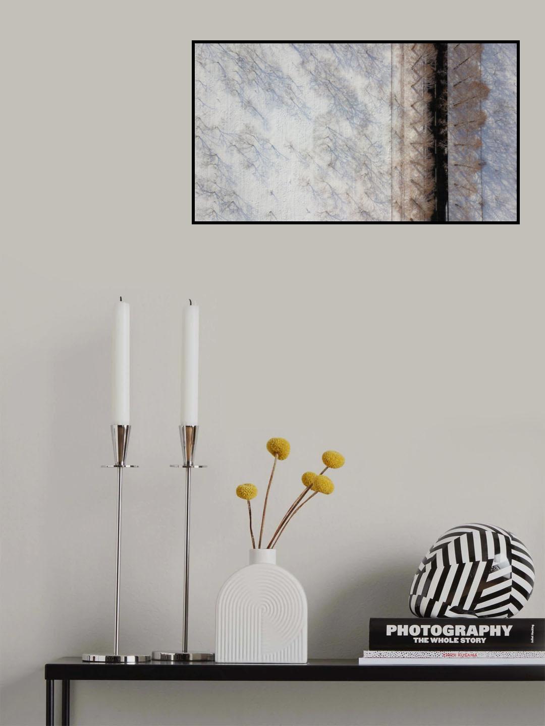 Winter road Poster och Canvastavla