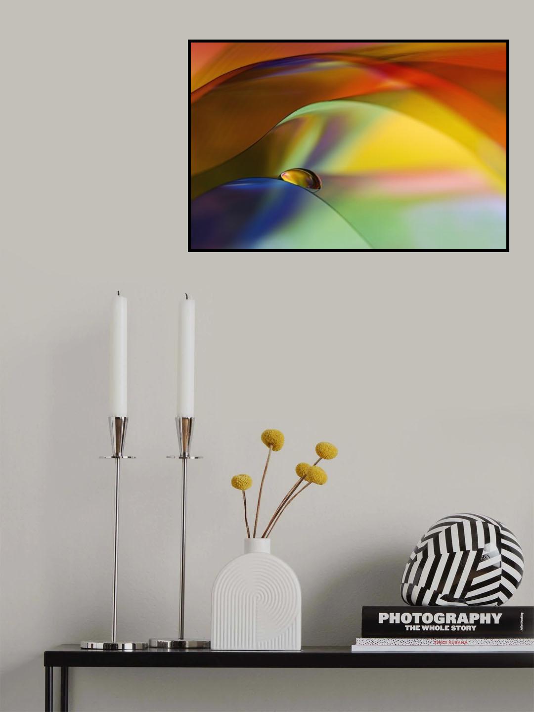 Color cascade Poster och Canvastavla
