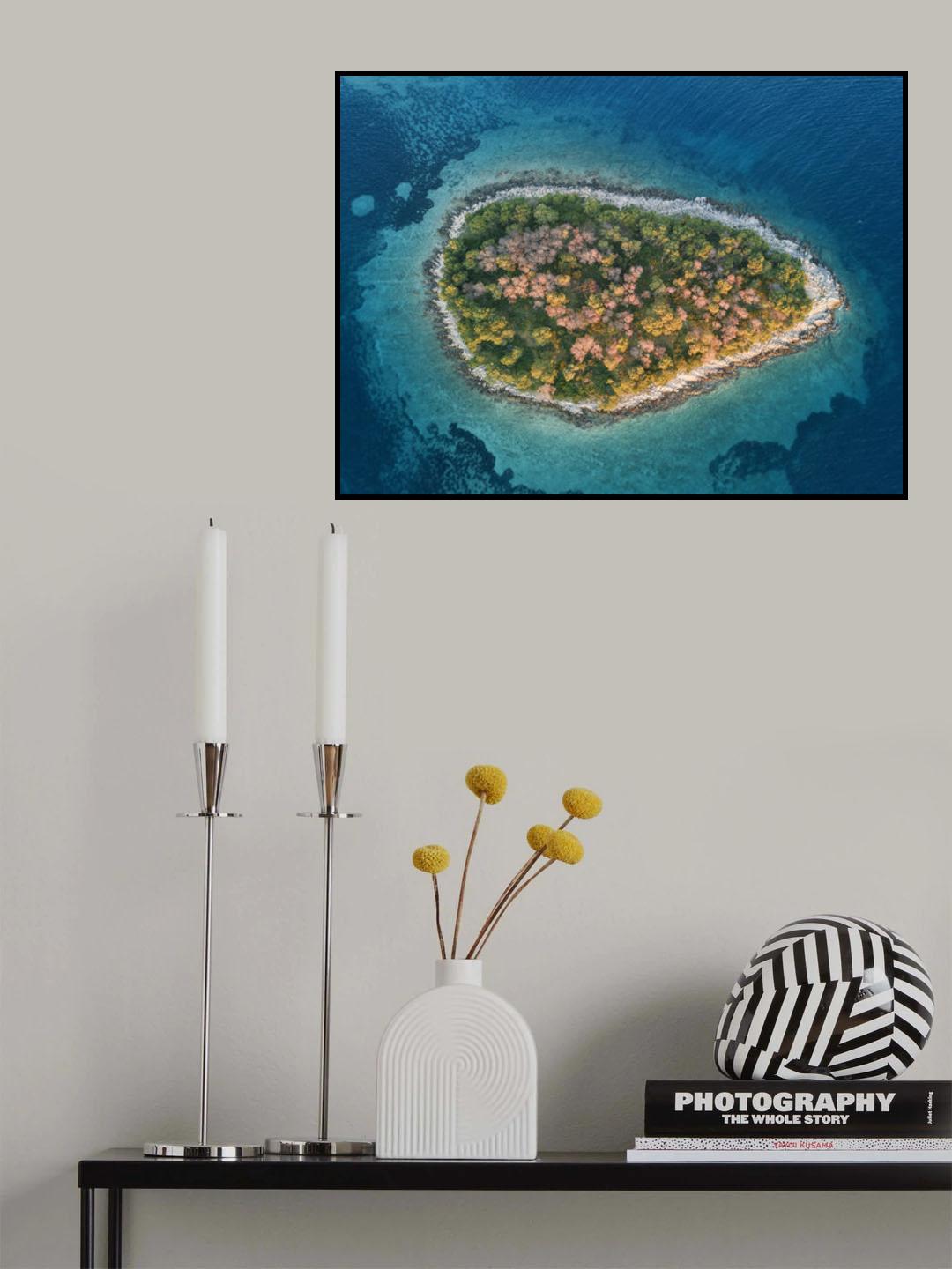 Island Poster och Canvastavla