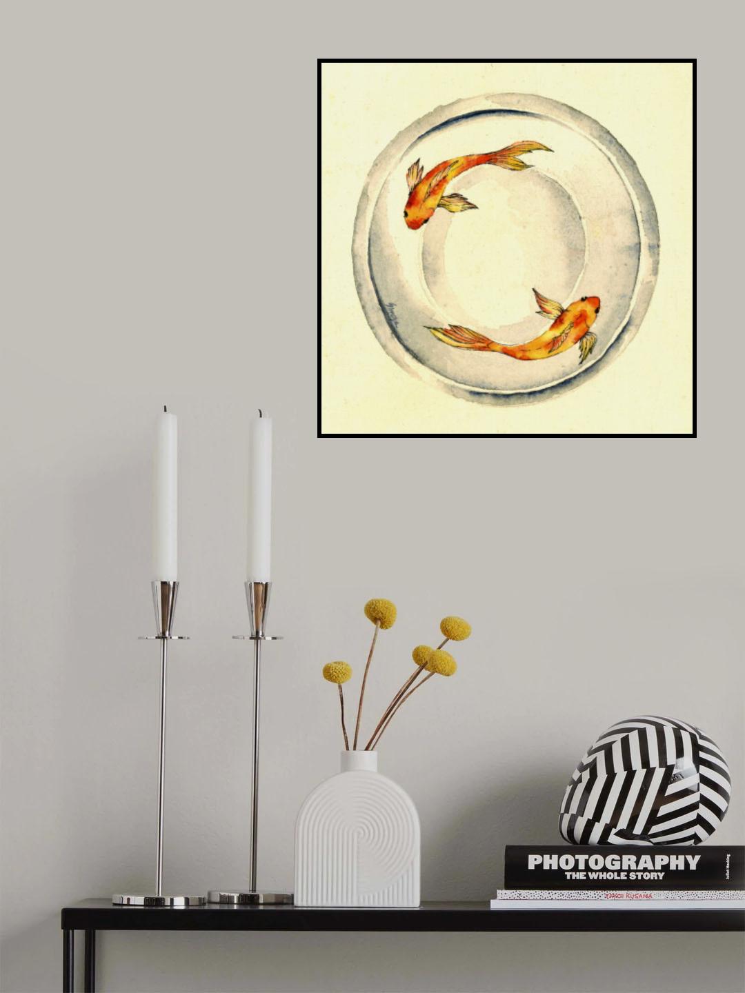 Round and Round Poster och Canvastavla
