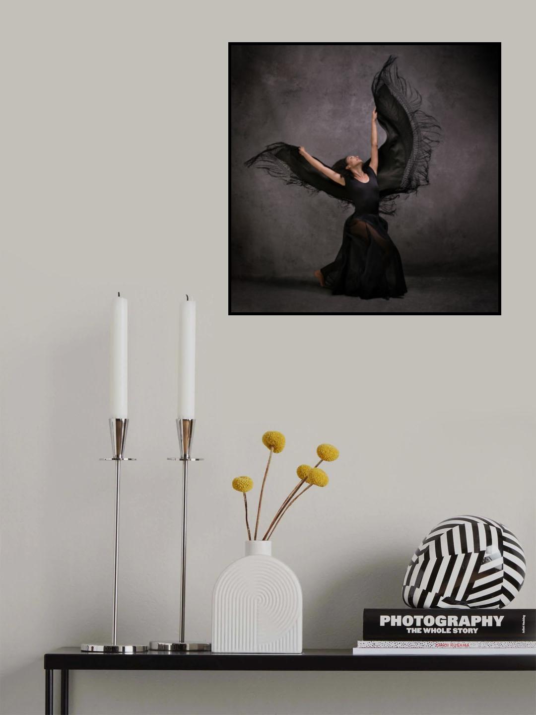 Black angel Poster och Canvastavla