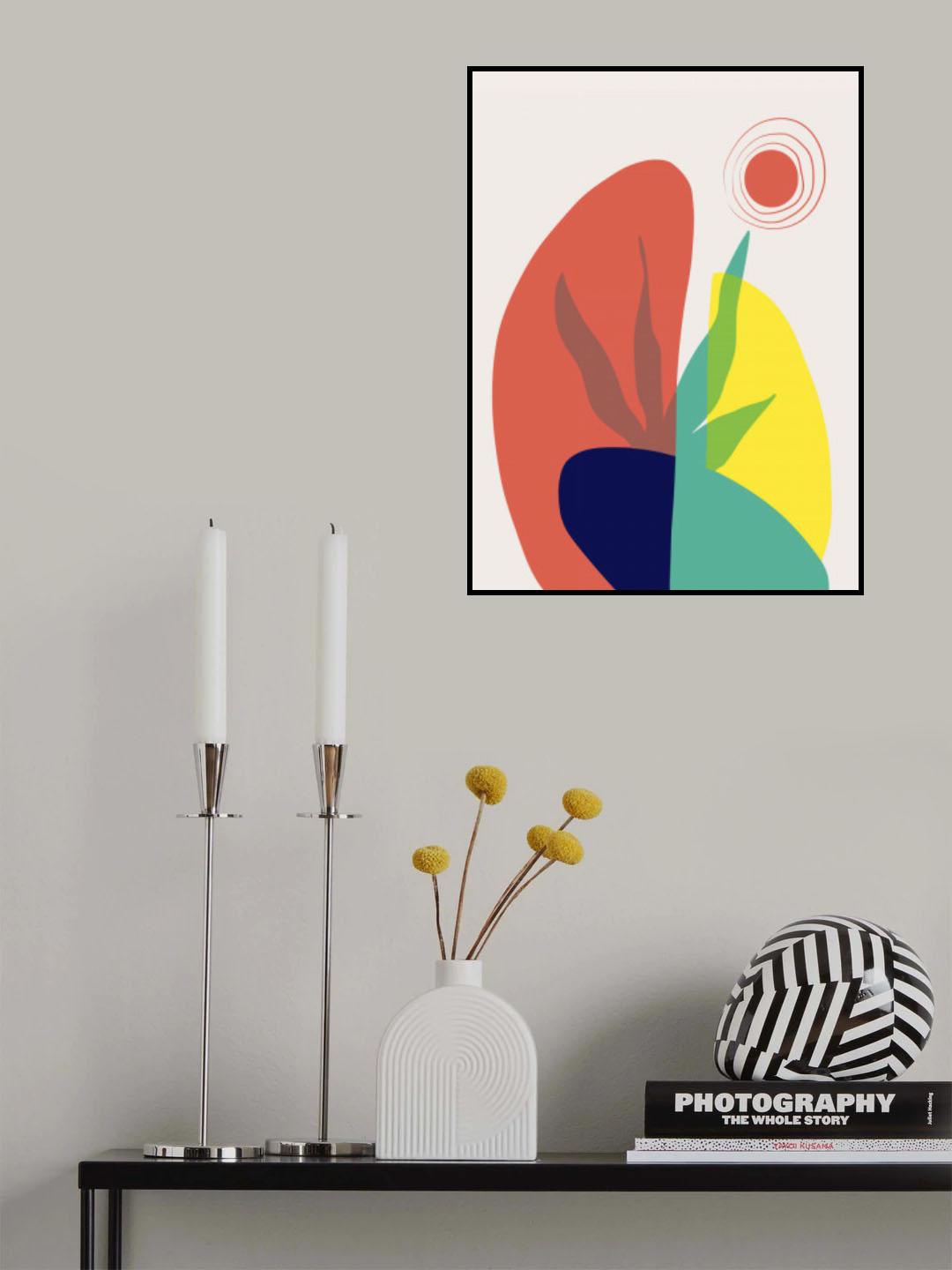 Multicolor Light Reflection Poster och Canvastavla