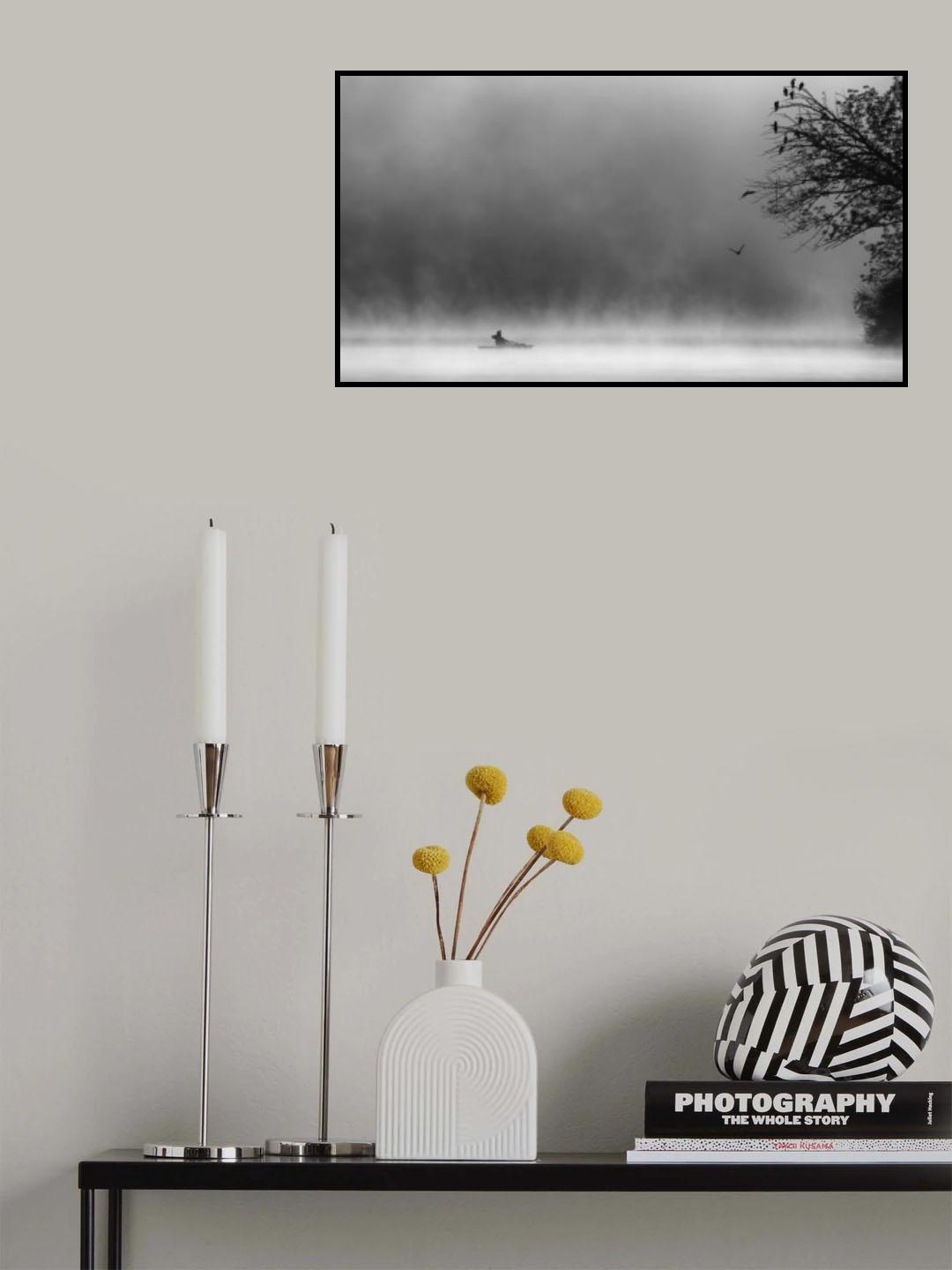 Misty Morning Poster och Canvastavla