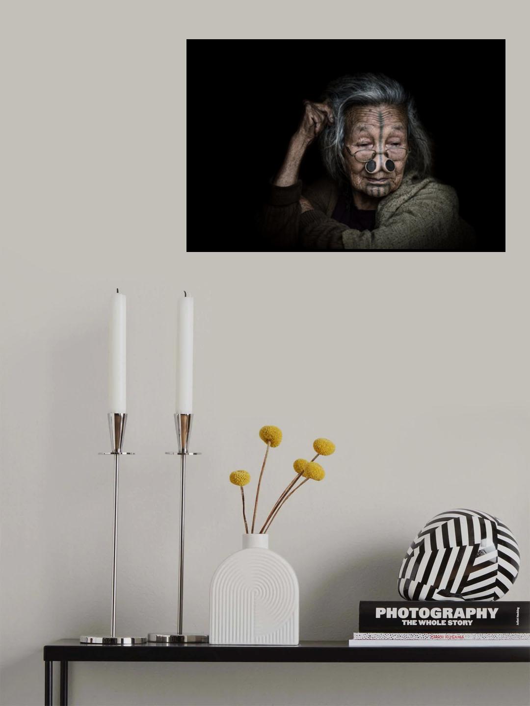 Apatani woman Poster och Canvastavla