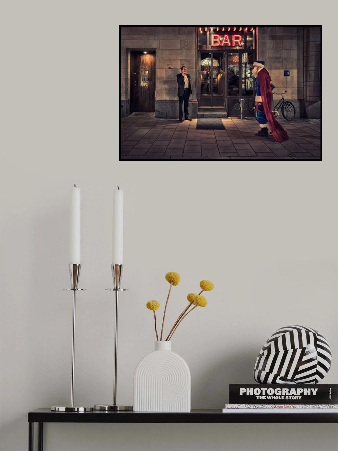 Supersanta Poster och Canvastavla