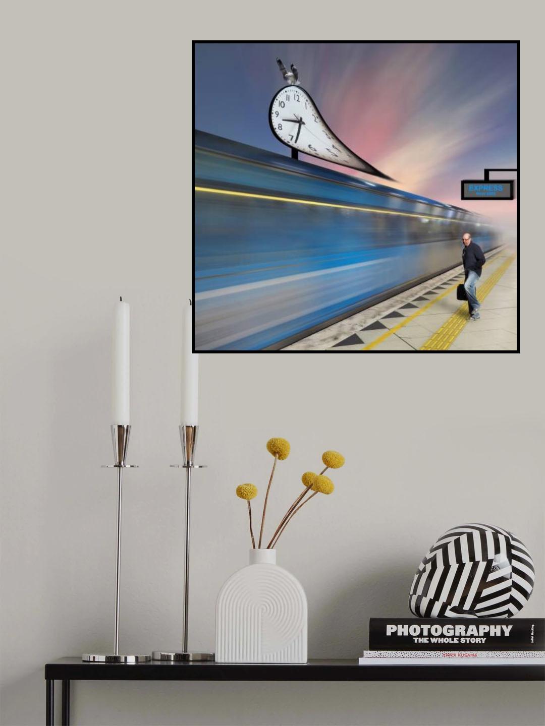 Express Train Poster och Canvastavla