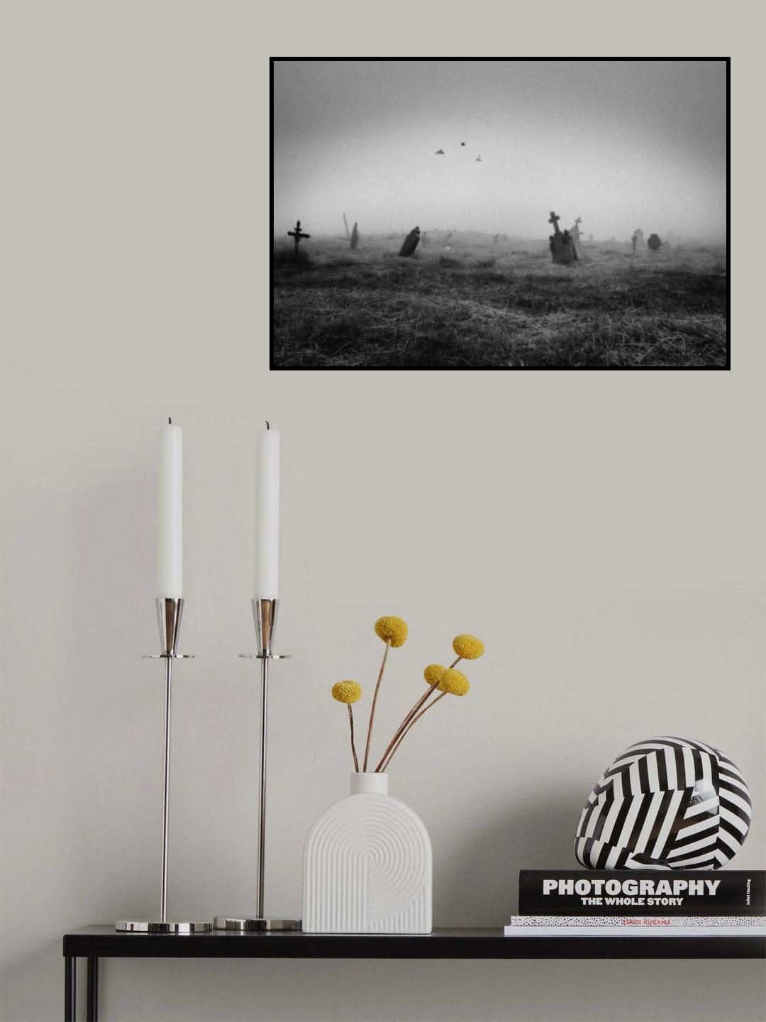 Antico cimitero abbandonato Poster och Canvastavla