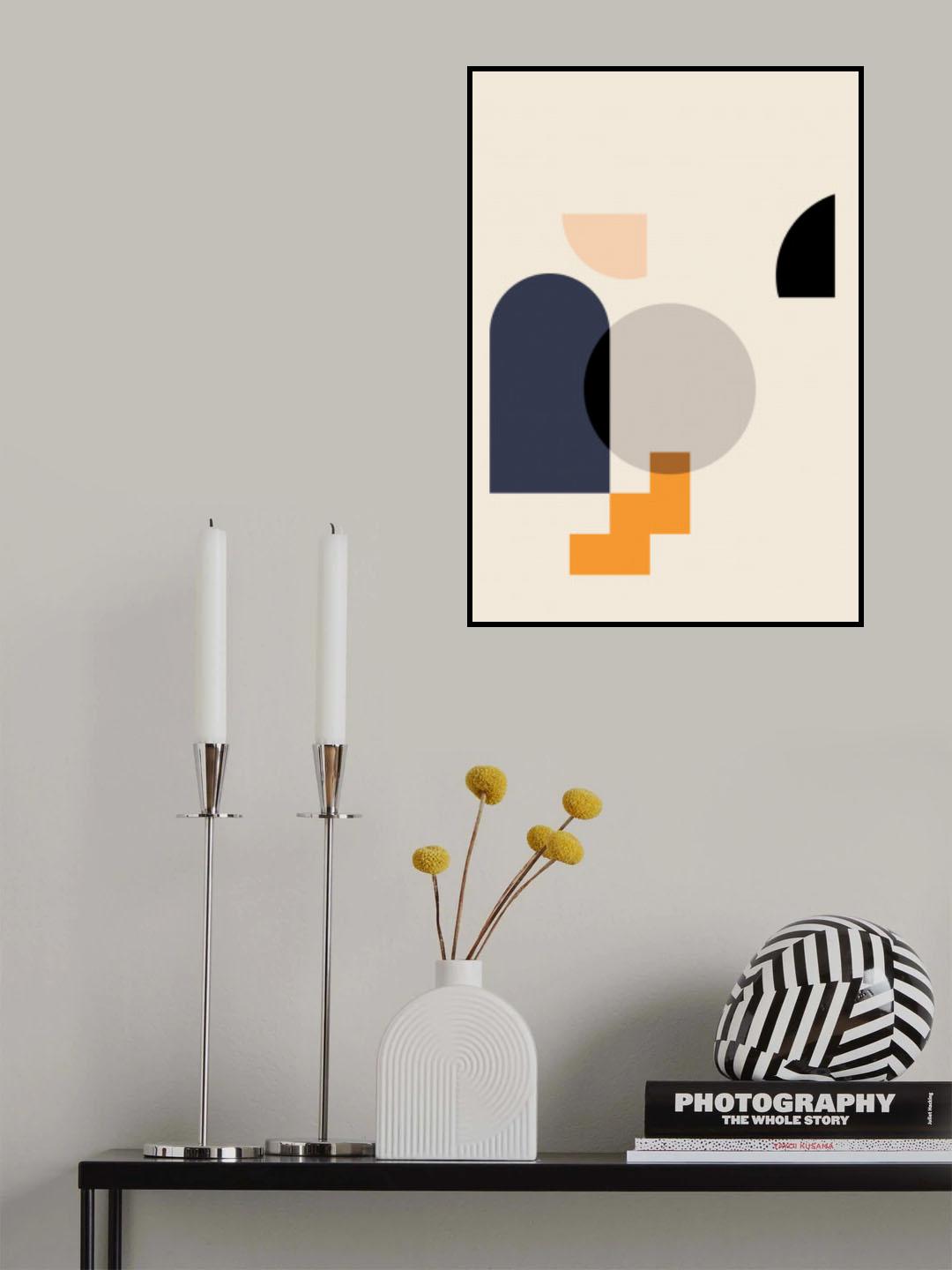 Contemporary Abstract 19 Poster och Canvastavla