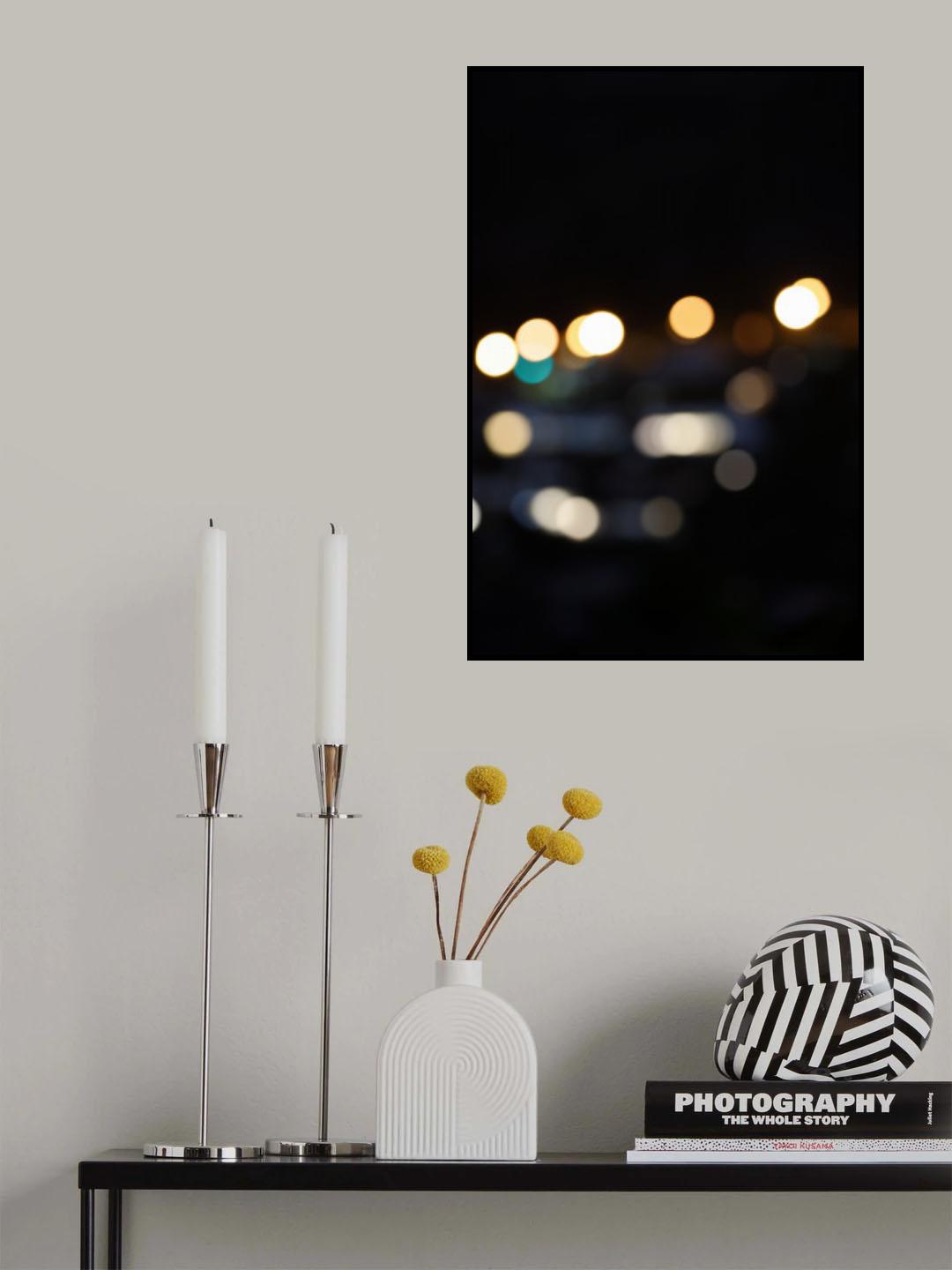 Dancing Lights No2 Poster och Canvastavla