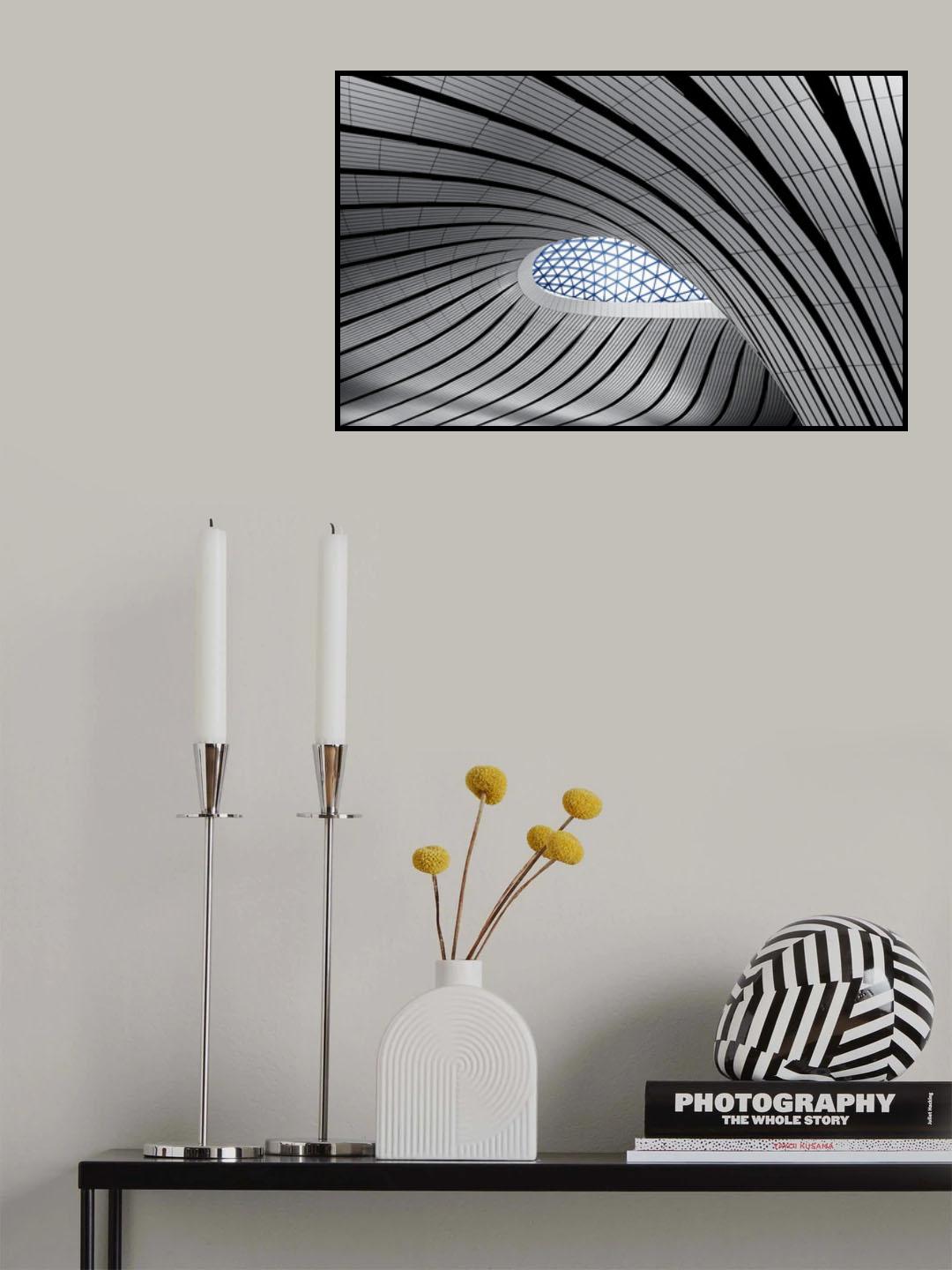 Zaha Hadid's Curve Poster och Canvastavla