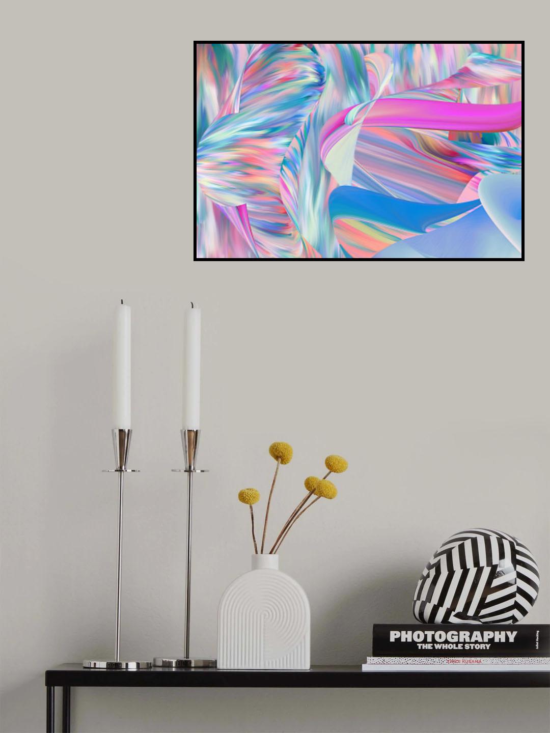 Colorful Modern Art Poster och Canvastavla