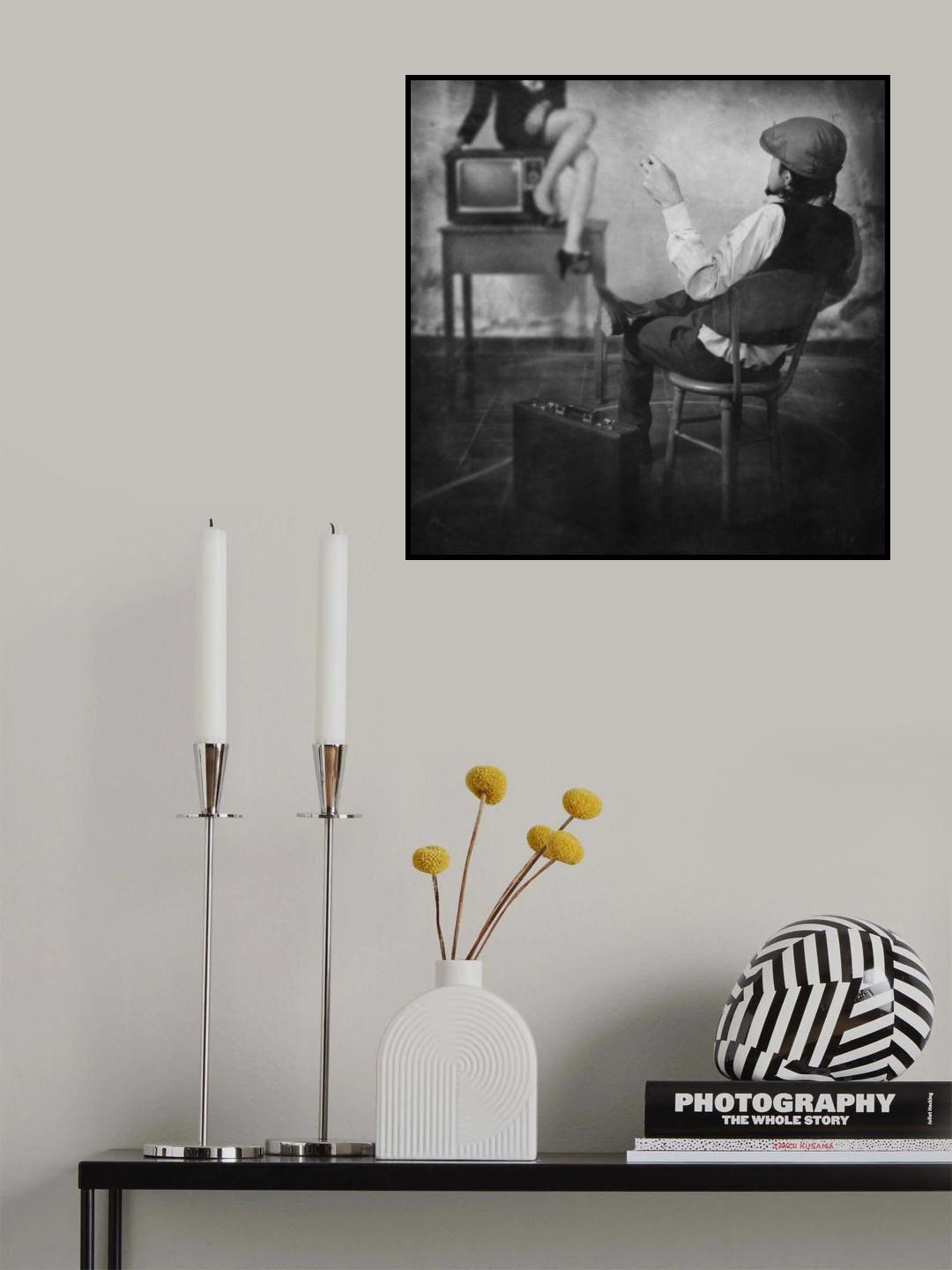 Live Television Poster och Canvastavla