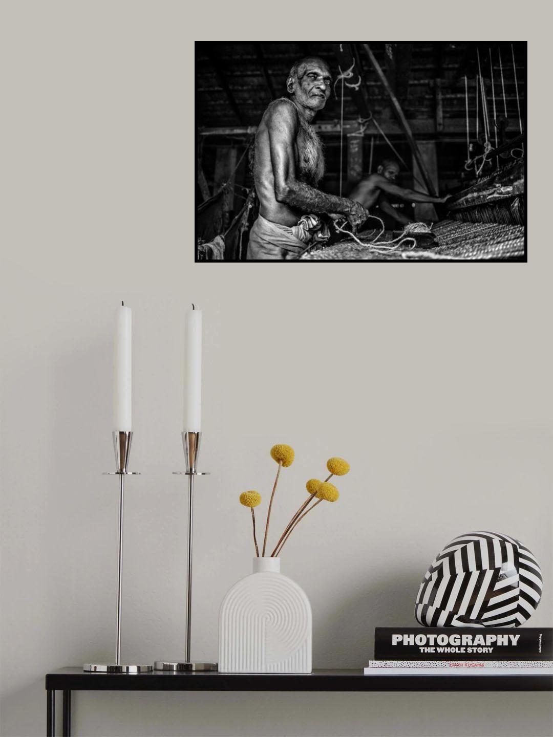 Coconut carpet makers Poster och Canvastavla