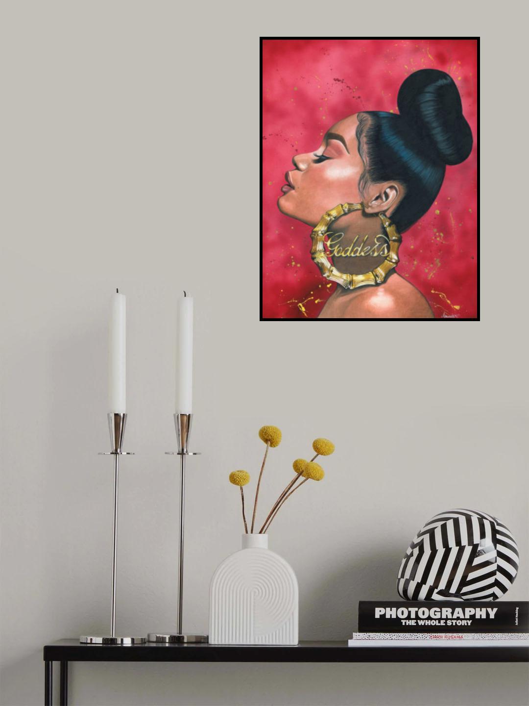 Goddess Poster och Canvastavla