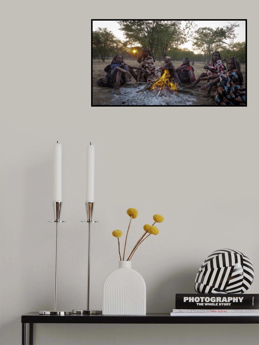 Mutwa girls, southern Angola Poster och Canvastavla
