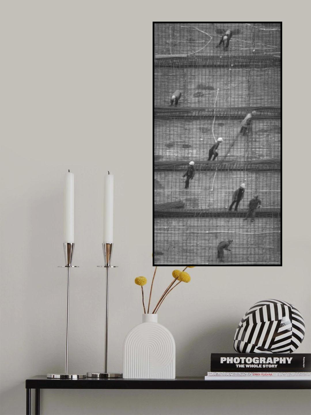 工地 Poster och Canvastavla