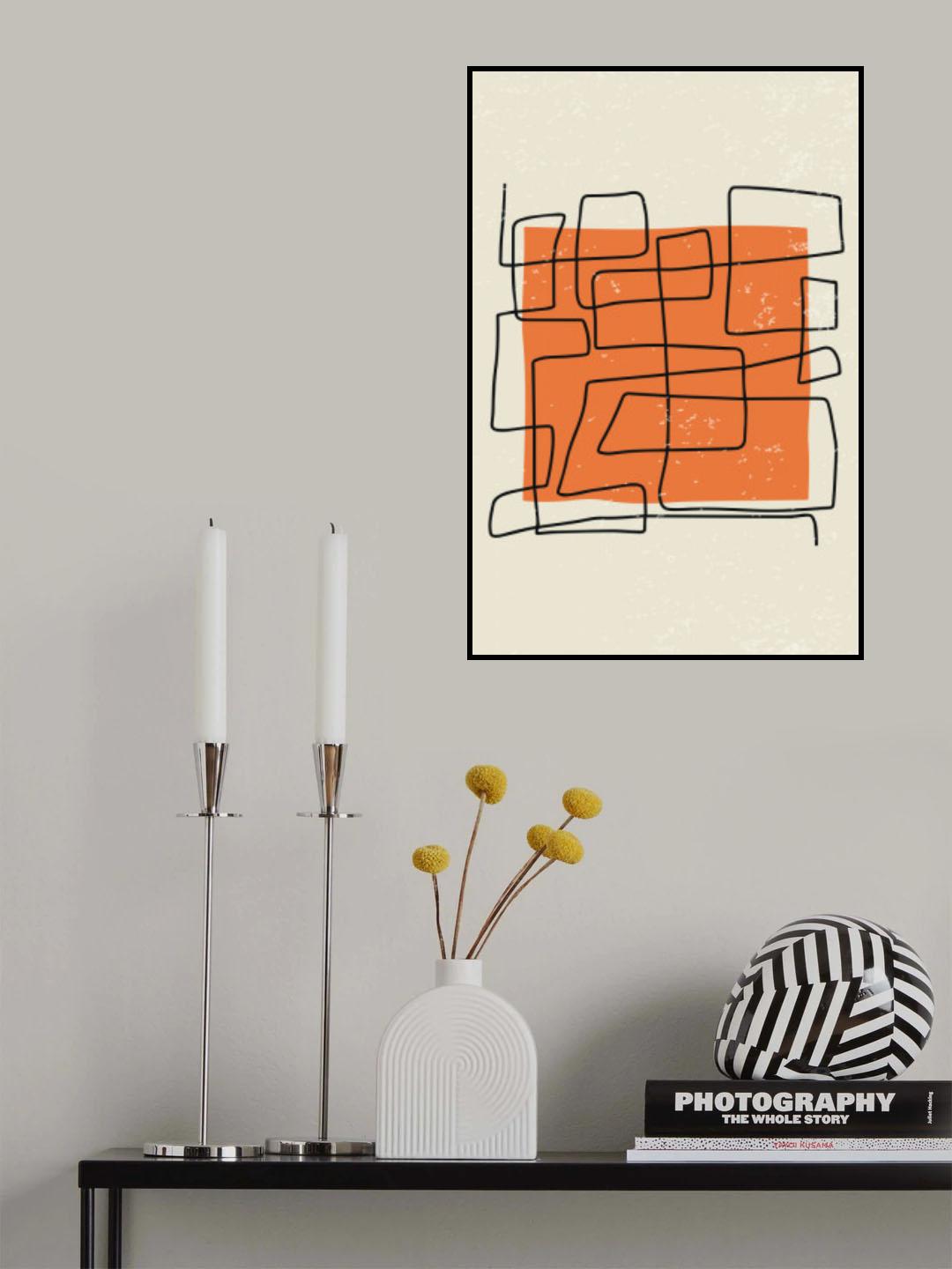 Abstract Color Set #4 Poster och Canvastavla