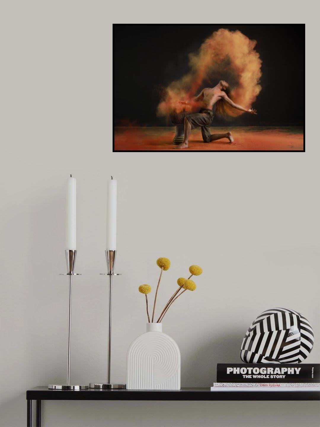 Powder Dance Poster och Canvastavla