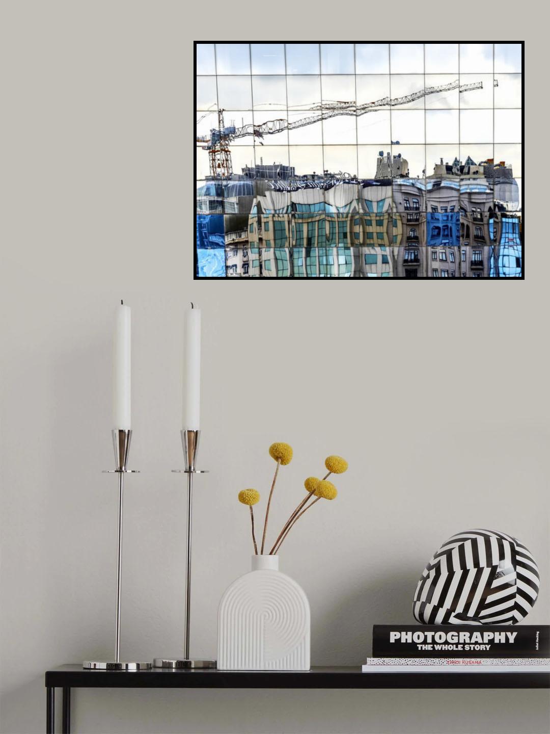 New city in old city Poster och Canvastavla