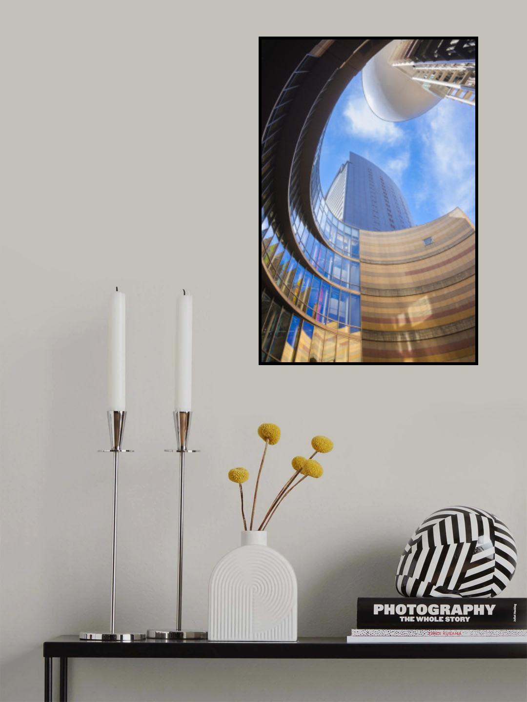 Architectural beauty of Namba Parks Poster och Canvastavla